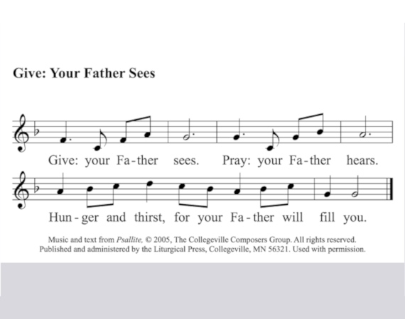 GOSPEL COMMUNION: Ash Wednesday