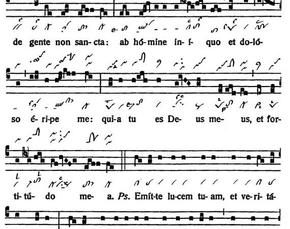 INTROITUS: 5th Sunday of Lent