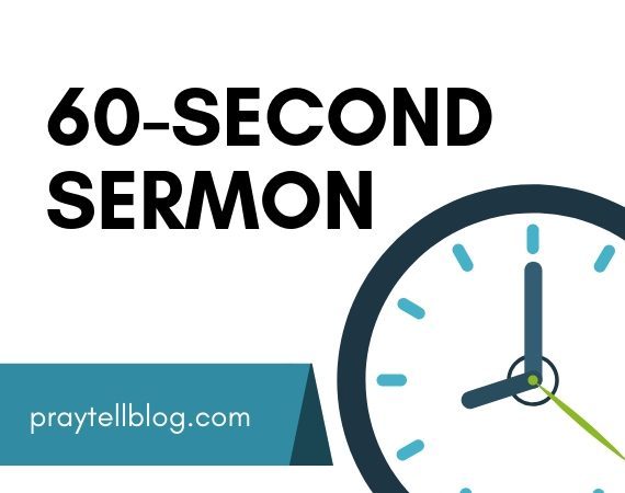 60-Second Sermon: 24th Sunday in OT