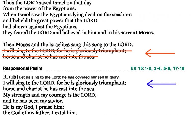 Easter Vigil / Exodus Canticle