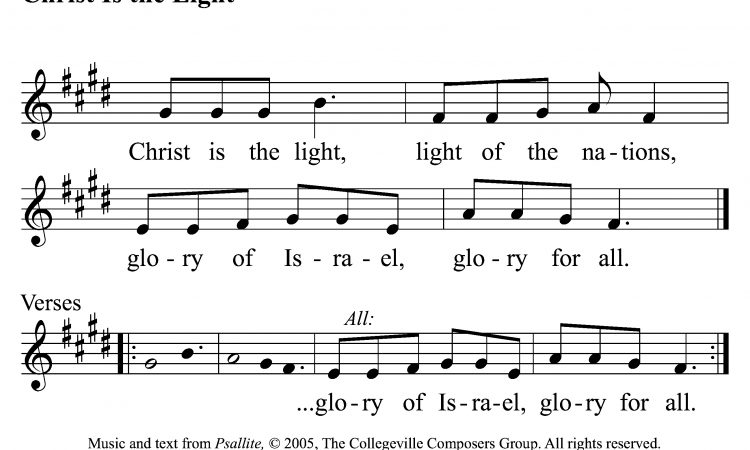 GOSPEL COMMUNION: The Presentation of the Lord