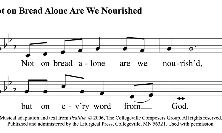 GOSPEL COMMUNION: 1st Sunday of Lent