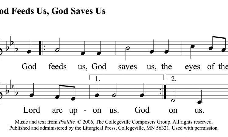 GOSPEL COMMUNION: 29th Sunday in Ordinary Time