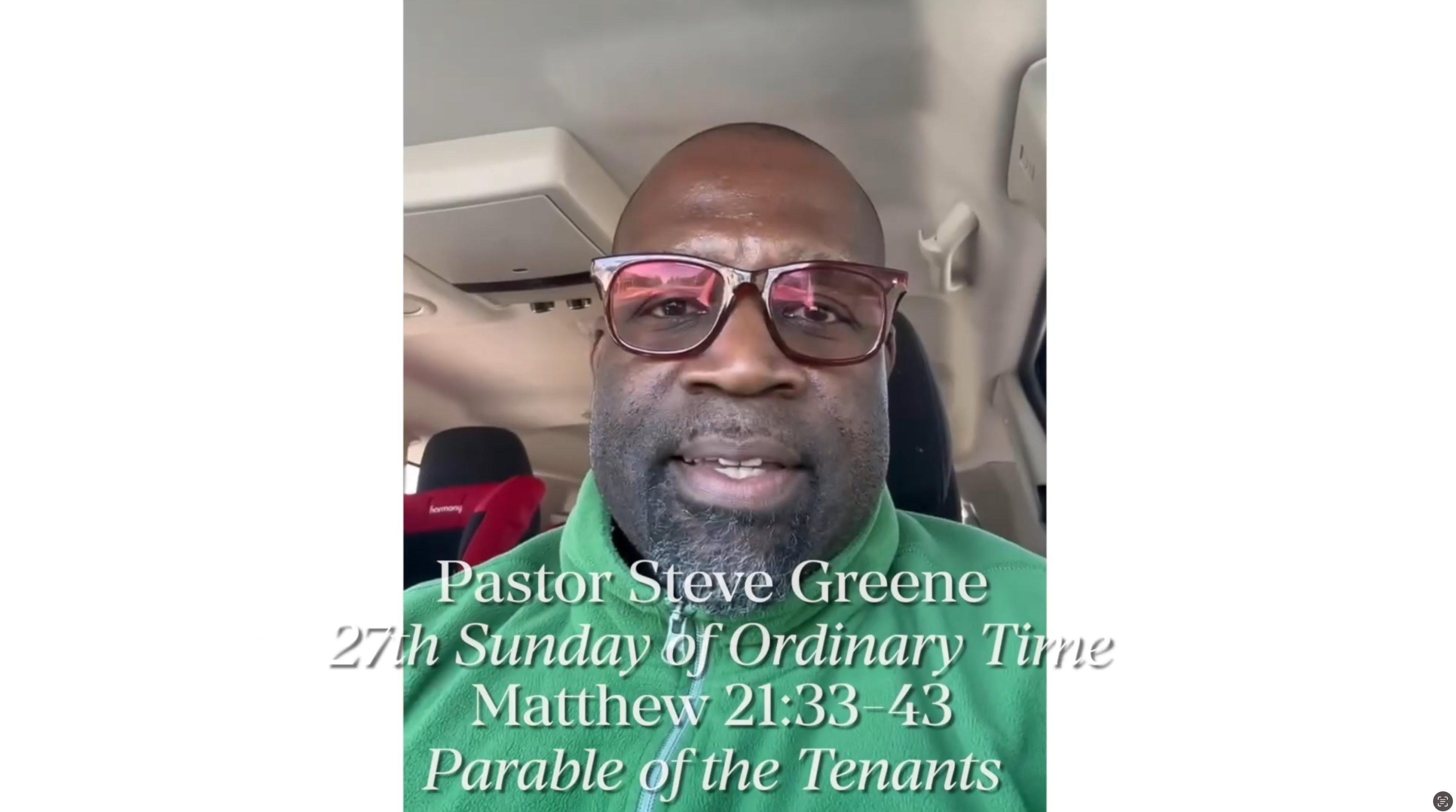 60-Second Sermons: 27th Sunday in OT